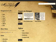 Tablet Screenshot of cadernodemensagens.net